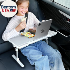Large Car Seat Tray Table, Foldable Travel Tray for Kids Car Seat, Height Adjust