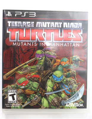Teenage Mutant Ninja Turtles Manhattan Game PS3 Working Sony PlayStation 3 GB