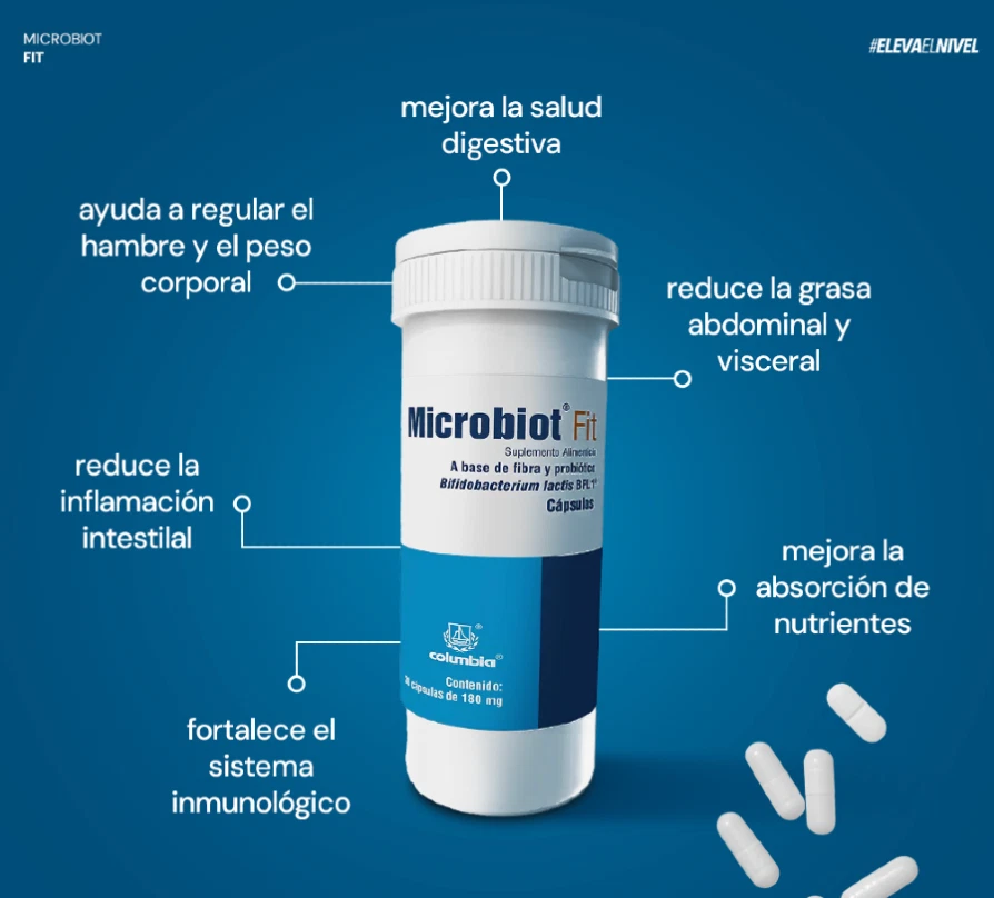 Microbiot Fit | Bifidobacterium Lactis BPL-1 | 30 Cápsulas | Foto 3 de 4