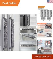 Refrigerator Handle Covers, Set of 6, Washable Velvet Appliance Door Handle C...