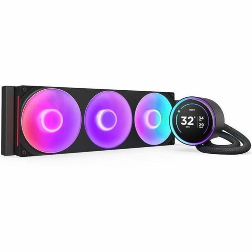NZXT Kraken Elite 420 RGB 420mm AIO Liquid Cooler with 2.72" IPS LCD - 1 Pack - Afbeelding 2 van 6