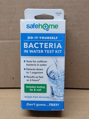 NEW Safe Home DIY Bacteria in Water Test Kit Results as Fast as 6 Hours