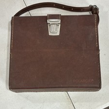 Polaroid SX-70 Land Camera Brown Folding Instant Camera w/ Case  Manual