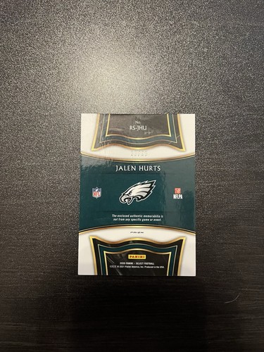 2020 PANINI PRESTIGE Xtra Points Jalen Hurts RC Philadelphia Eagles