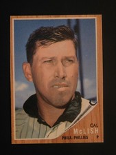 1962 Topps Baseball Card #453 Cal McLish (EX-MT)