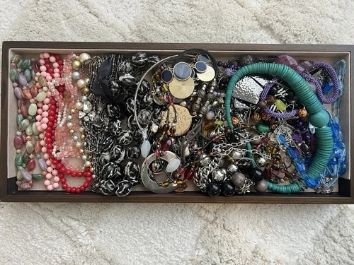 3 LBS Mixed Costume Jewelry Necklace Lot – Vintage to Modern, Beaded, Statement