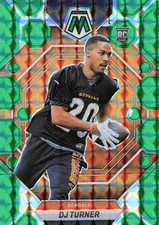 DJ Turner - ROOKIE - 2023 Panini Mosaic #315 Green Prizm