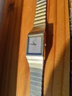 vintage seiko quartz mens tank watch gold 5p30-5c99