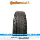 1X 205 65 15C 102 100N CONTINENTAL VANCO WINTER 58MM PART WORN TYRE M+S