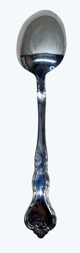 Tenedor de 3 cucharas para servir de plata esterlina Reed & Barton Savannah no chatarra 244 g Foto 4 de 4