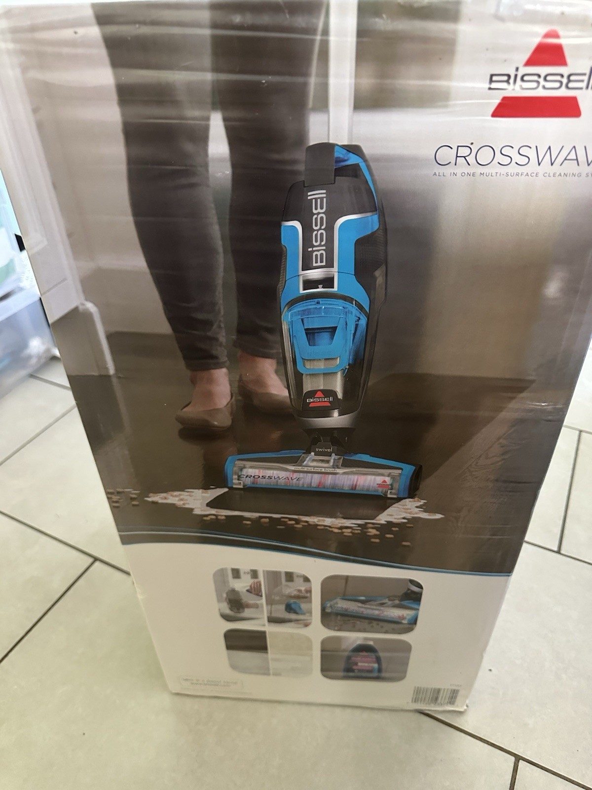 BISSELL CrossWave 17132 Aspirateur Balai Nettoyeur 3 en 1 Filaire pour Sols