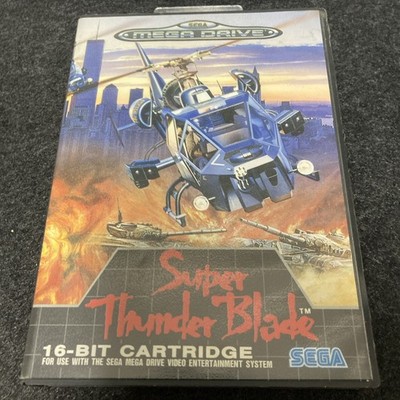 Super Thunder Blade - Sega Mega Drive Game - CiB - Very Good Condition