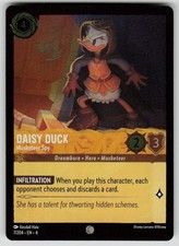 Daisy Duck - Musketeer Spy Cold Foil Common Ursula's Return 7/204 Lorcana NM