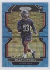 2021 Panini Prizm Rookie Blue Wave Prizm 29/199 Dazz Newsome #427 wq8