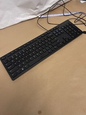 Dell Keyboard USB wired working black keyboard mfg date Feb 2024