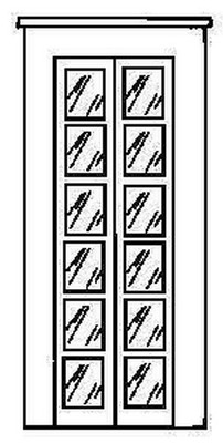 Alexander Scale 2507 Ho Maßstab Französisch Fenster 4