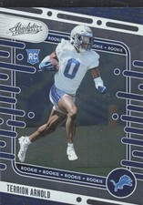 Terrion Arnold RC - 2024 Panini Absolute #124 Detroit Lions