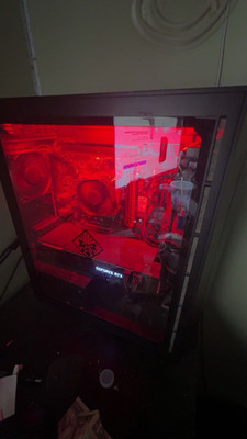 HP OMEN Gaming Desktop Tower GeForce RTX, Black RGB, USB-C HDMI DP