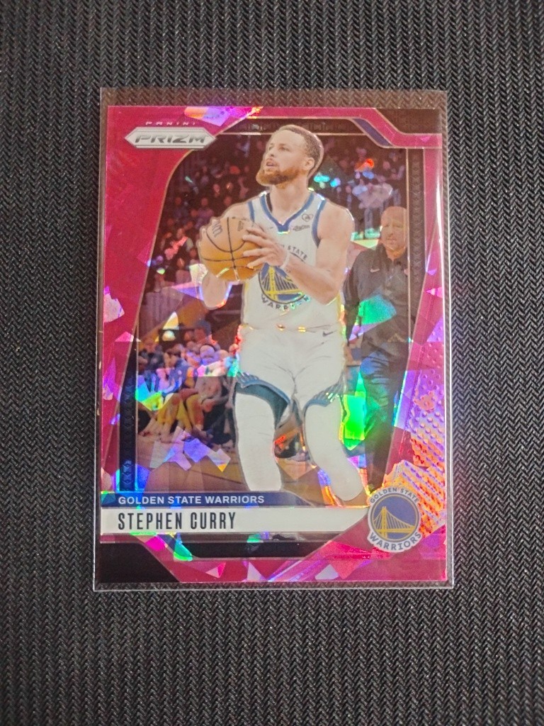 2024-25 Panini Prizm Stephen Curry #134 Pink Ice Prizm