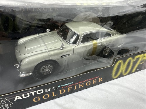 NIB AUTOart 1:18 Aston Martin DB-5 From The Movie “GOLDFINGER” James Bond 007 - Picture 7 of 8