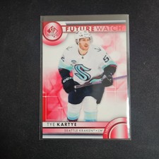 23-24 SP Authentic Hockey RC Red Limited Future Watch Tye Kartye Kraken     L45