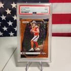 2024 Panini Prizm Bo Nix Orange Disco Prizm Rookie RC #309 PSA 9 COLOR MATCH