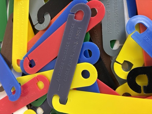 Large Lot Of american guidance service Colorful plastic hooks Made In USA