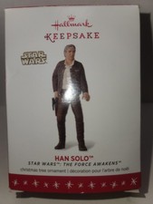 2016 Star Wars - Keepsake Ornament - HAN SOLO - Hallmark - NEW WITH BOX