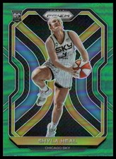 2021 Panini Prizm WNBA #96 Shyla Heal RC Rookie Prizms Green Chicago Sky