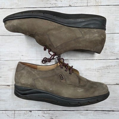 Allrounder by Mephisto Walking Shoes Mens 9 Brown Nubuck Leather Lace Up Casual