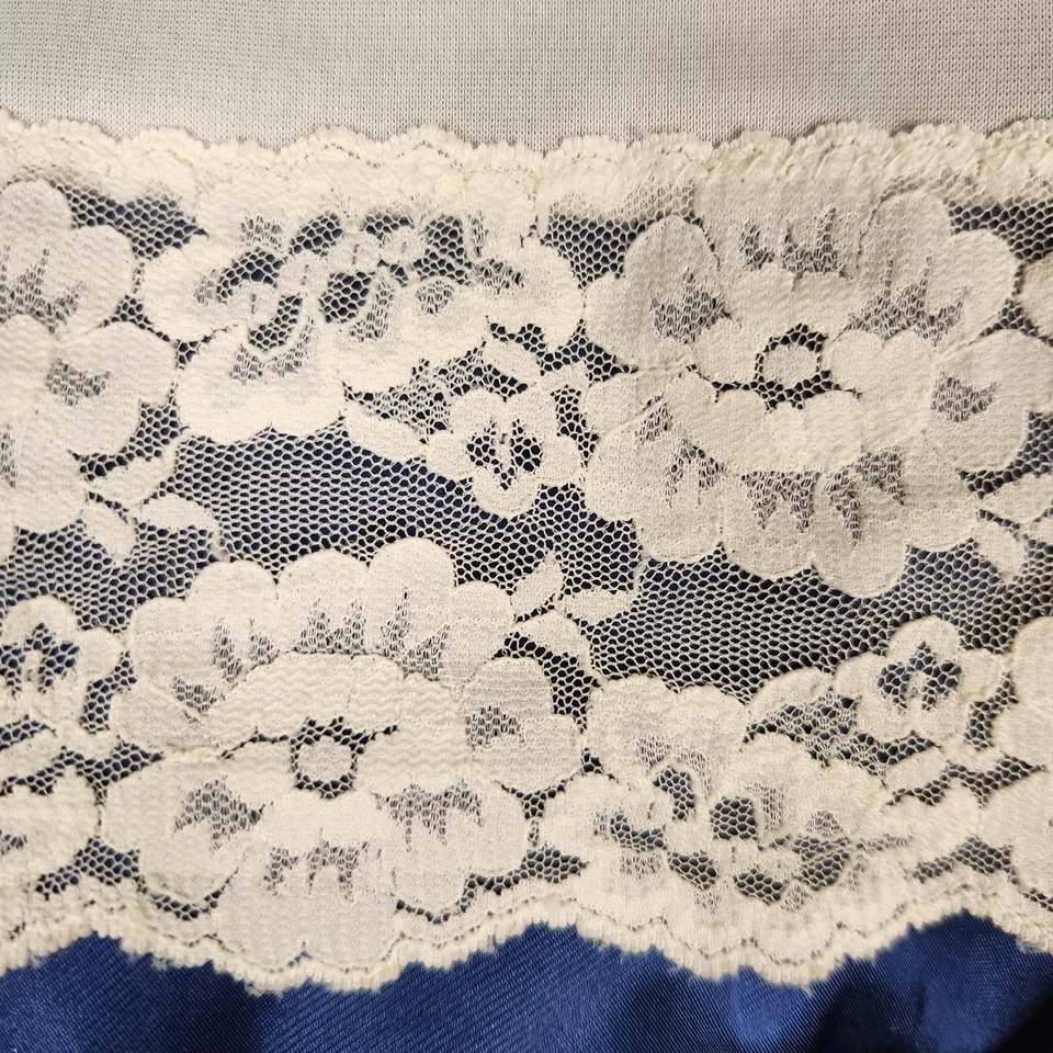 Medio Slip Vintage Maidenform Mujer Pequeño Confección Libre de Estáticas Encaje EE. UU. 41301 Foto 4 de 4