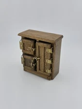 Concord Miniature Vintage Dollhouse Furniture Ice Box 1:12