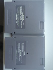 Lote de 3 juegos Nintendo NES - Mario & Yoshi + Super Mario Bros / Duck Hunt + F&uacute;tbol