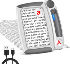 5X 10X 45X Magnifying Glass with Light Rechargeable Magnifying Glass for Reading