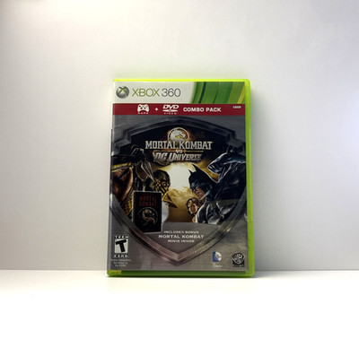 Mortal Kombat vs DC Universe Combo Pack Xbox 360 CIB With DVD Refurbished Tested