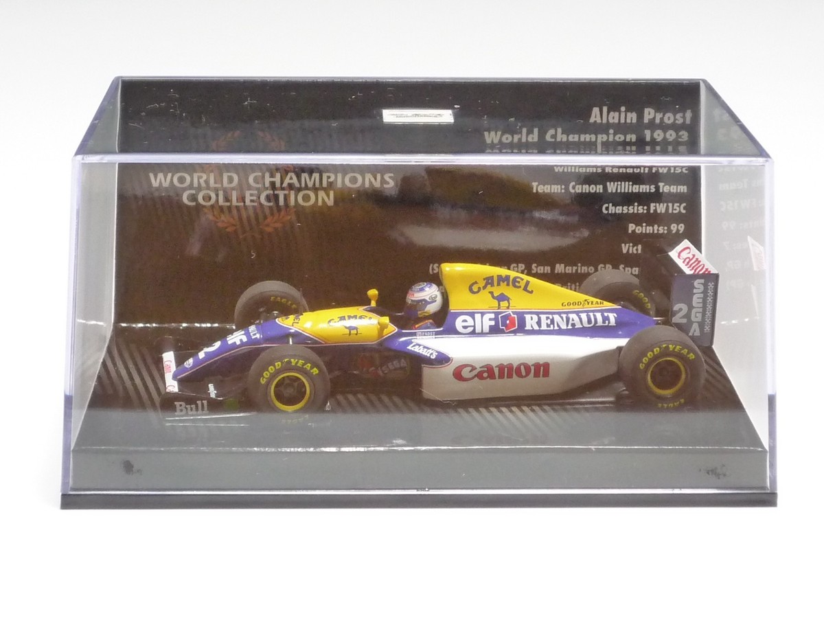 1:43 IXO-F1-Williams FW15C - A. PROST-Champion F1 1993+časopis v AJ