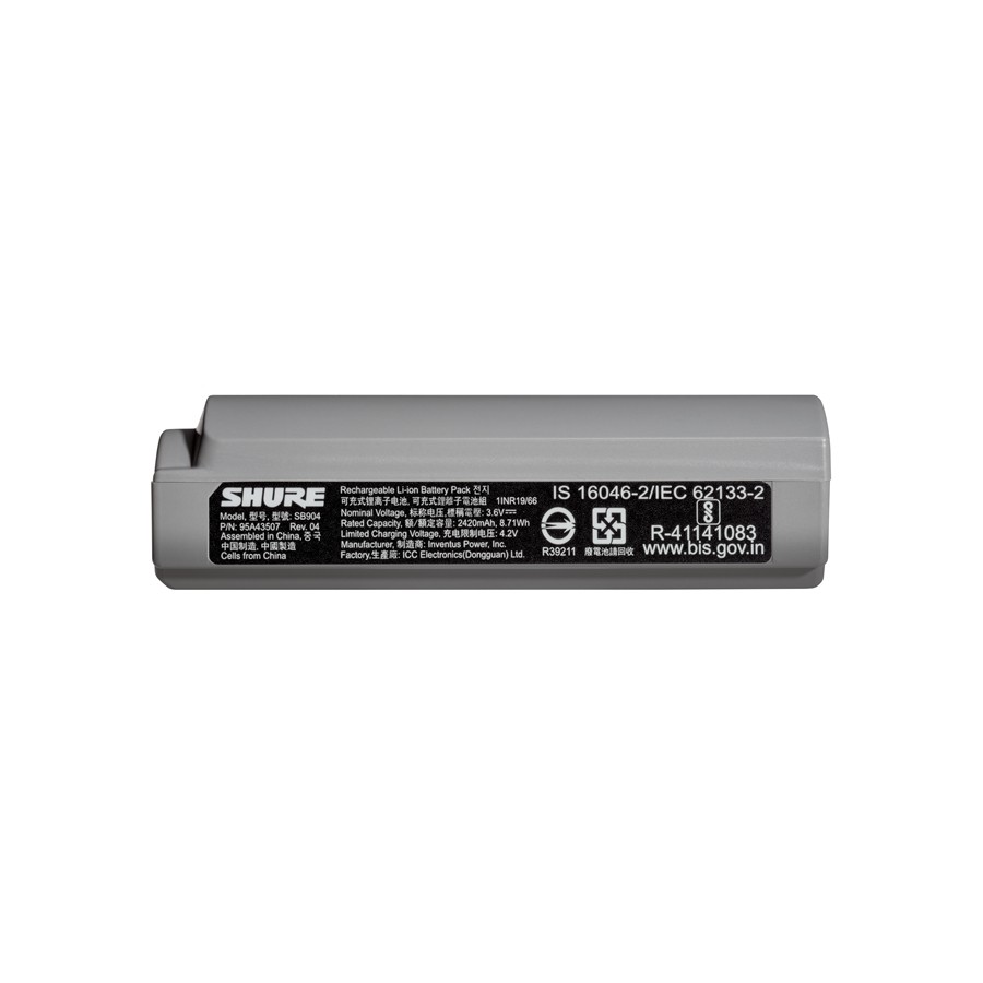 Microfono - Sb904 Batteria Ricaricabile Glx-d+