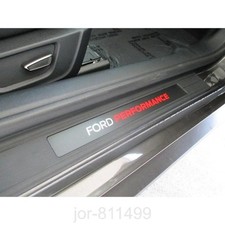 Ford Racing Gt350-style Door Sill Plate Pair Mustang 15-26 W Ford Performan...