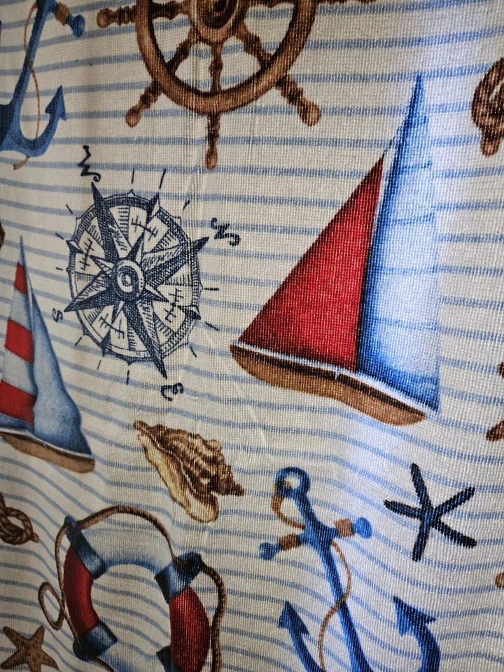 Пляжное полотенце - морские полосы - 30 "x 60" - на продажу!!! Быстрая продажа!! - Изображение 3 из 4