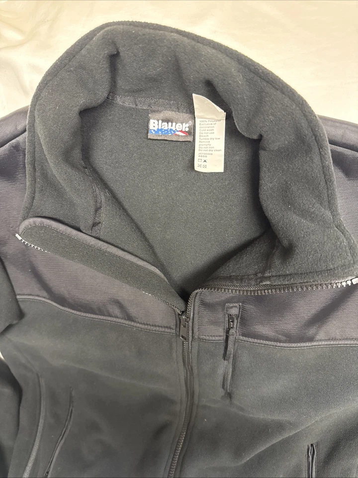 NWT Blauer 4650 Fleece Jacket Mens Black Large Regular - Image 2 of 4