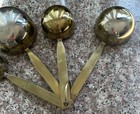 Vintage Solid Brass Measuring Cup Set!!!  — photo 7