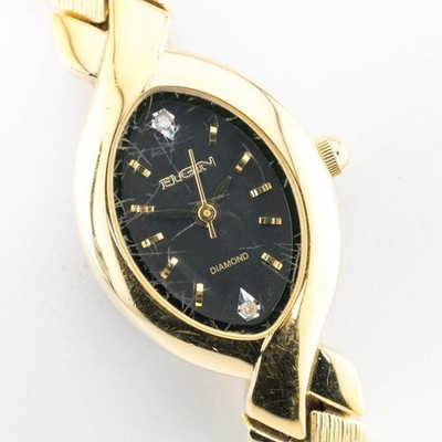 ELGIN Diamond EG237N Quartz Analog Women's Watch Sz. 7