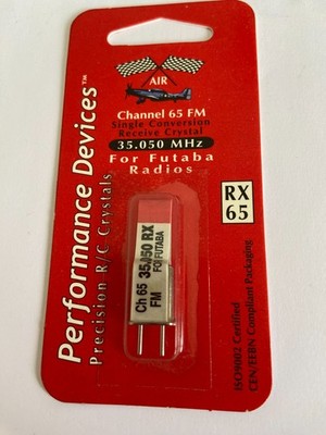 LEISTUNGSGERÄTE KANAL 65FM CRYSTAL 35.050 FÜR FUTABA RX65 PDV800-1065