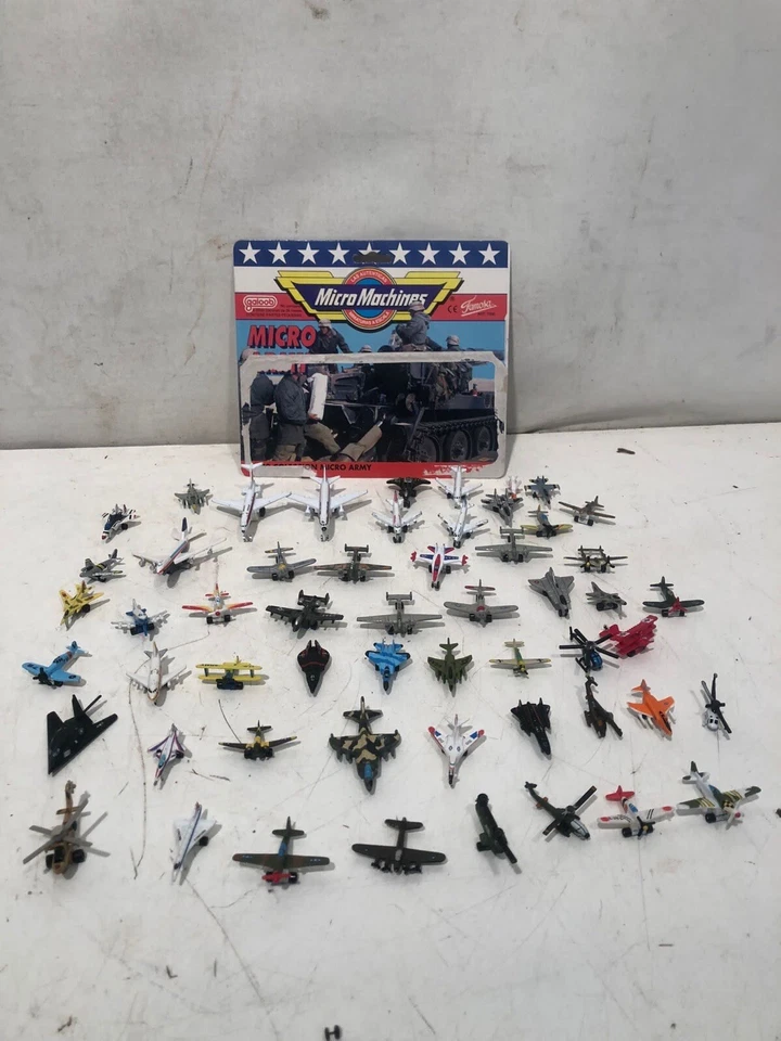 Blocco n.54 modellini aereo Micro Machines - Immagine 4 di 4