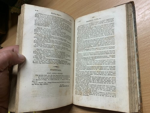 RARE 1809 "THE AGRICULTURAL MAGAZINE" JANUARY TO JUNE 1809 ANTIQUE BOOK (T4) - Picture 11 of 17