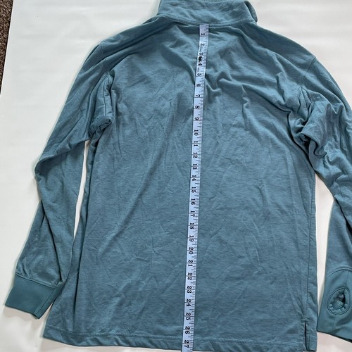 Cabelas Shirt Mens Medium Guidewear Fishing Fly GX II UPF 30 Long Sleeve Teal - Picture 7 of 11