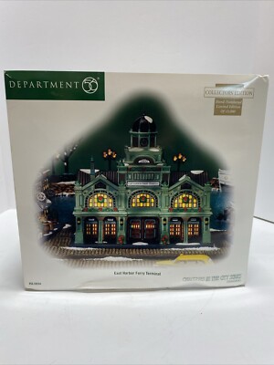 NEW Department 56 East Harbor Ferry Terminal #59254 Christmas Village