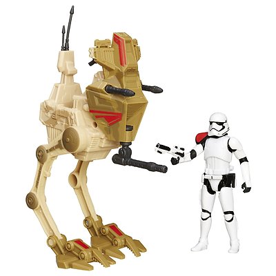 STAR WARS THE FORCE AWAKENS DESERT ASSAULT WALKER WITH FIRST ORDER