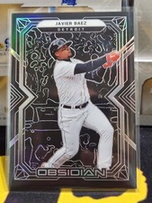 2022 Panini Chronicles Baseball #34 JAVIER BAEZ Obsidian Tigers PWE