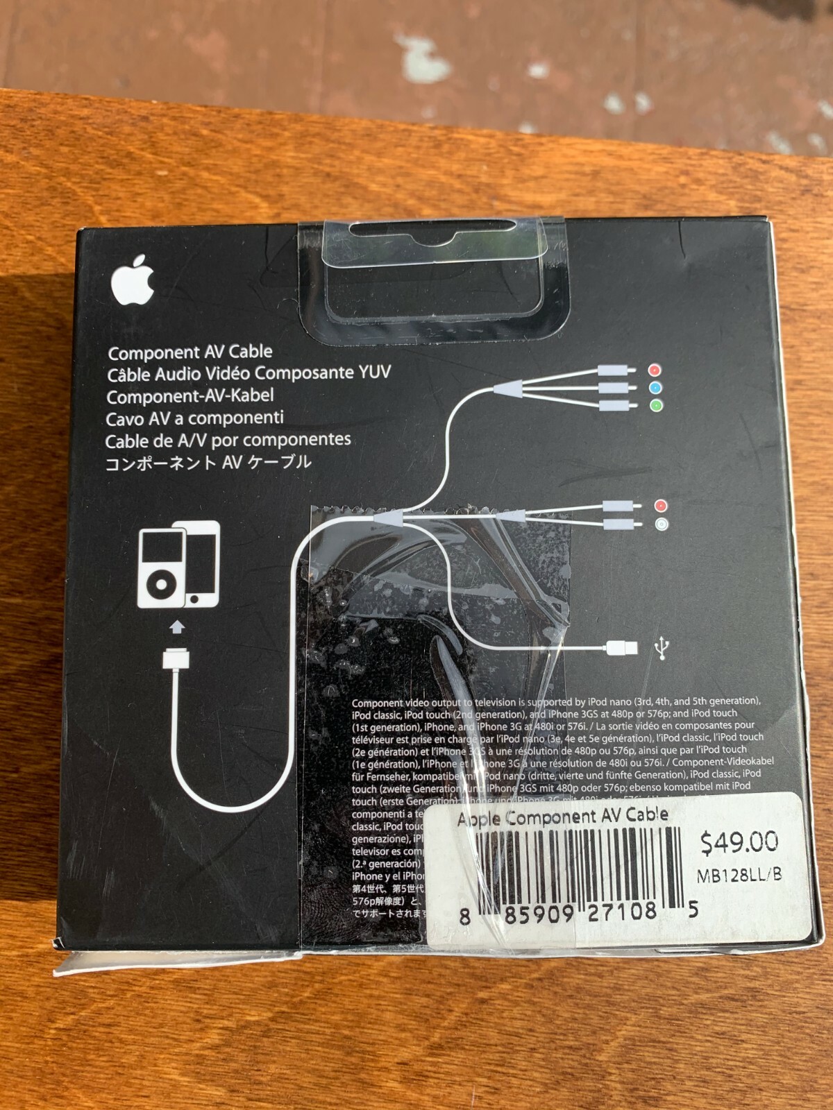 Apple Component Av Cable Iphone Ipod Audio Video Data Cable With Power Adapter Component Video Audio Usb For Sale Online Ebay